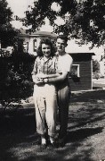 Julia (Judy) Kish Dorrough; Bruce Dorrough; Parents honeymoon